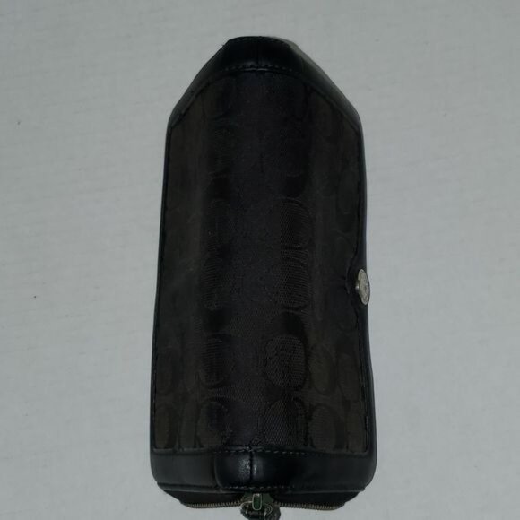 COACH Wallet Hampton Signature C Black Jacquard Leather Trim WOMEN'S WOMAN'S - Picture 13 of 16